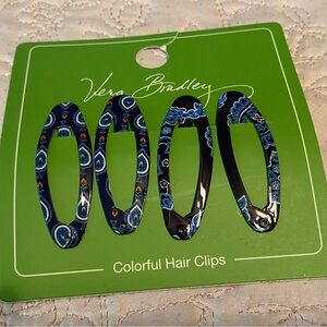 Vera Bradley Hair Barrettes NWT